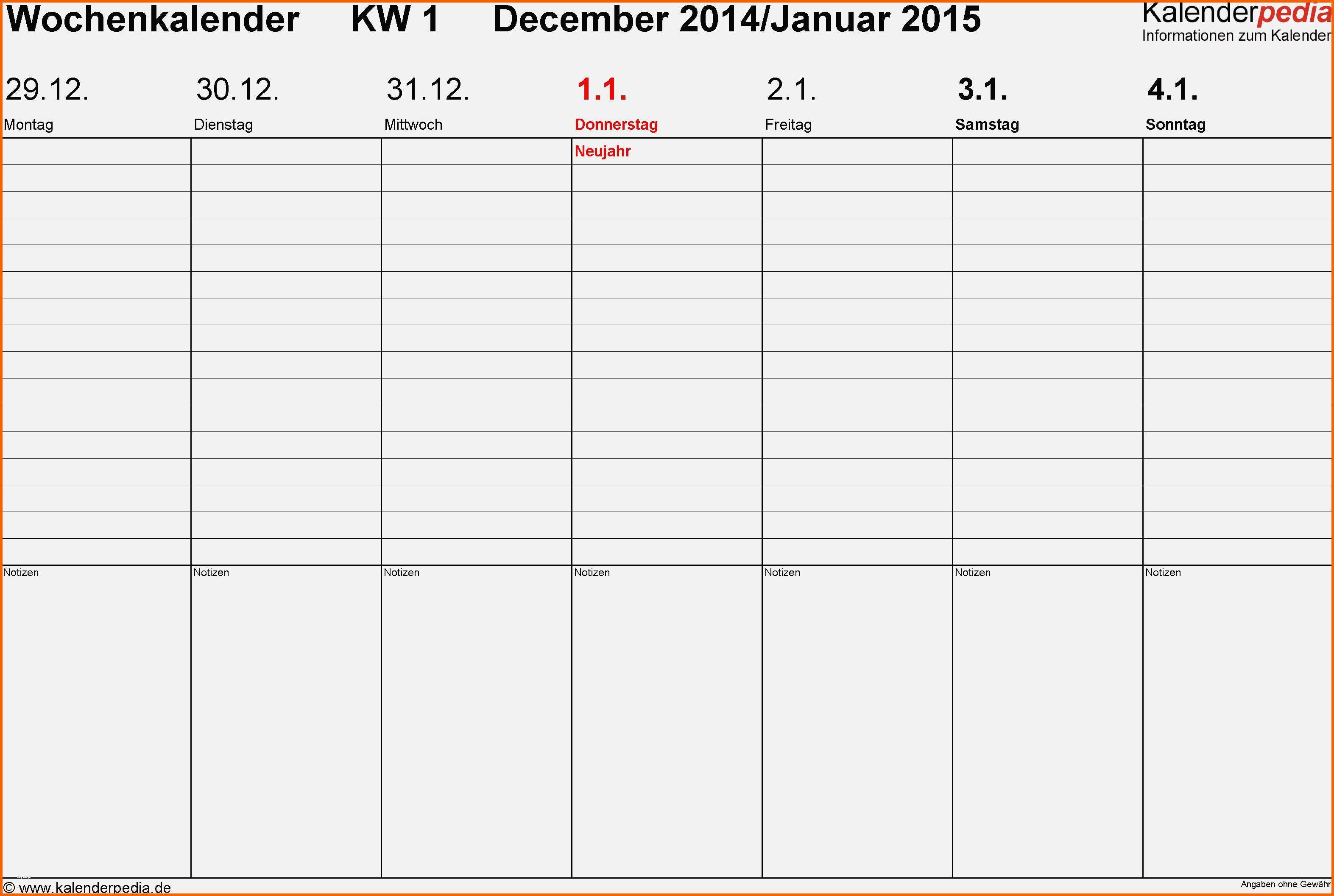 Unvergleichlich Tagesplaner Vorlage Kostenlos Wunderbar Wochenkalender