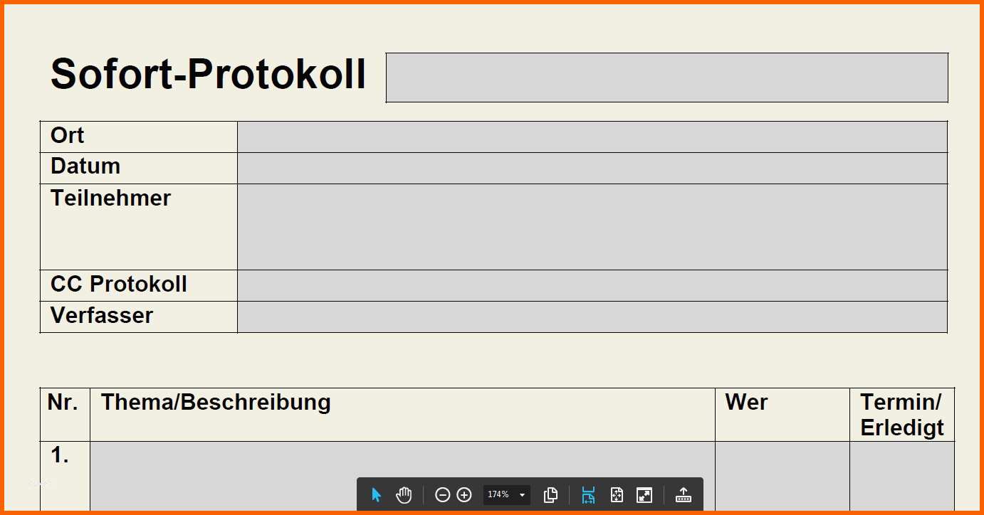 Unvergleichlich Verlaufsprotokoll Vorlage Word Wunderbar Gemütlich