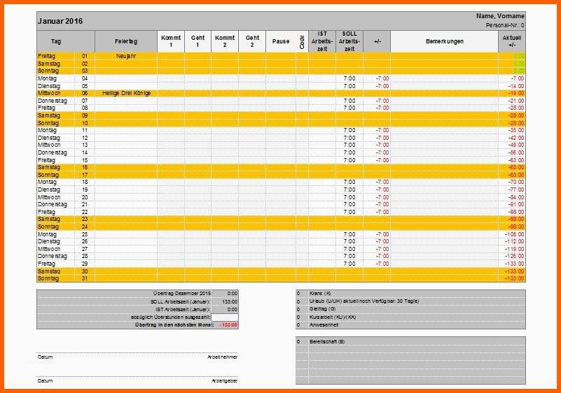 Unvergleichlich Zeiterfassung Excel Vorlage Kostenlos – Vorlagen Kostenlos