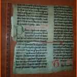 Wunderbar 14 Jahrhundert Handschrift Auf Pergament Fragment