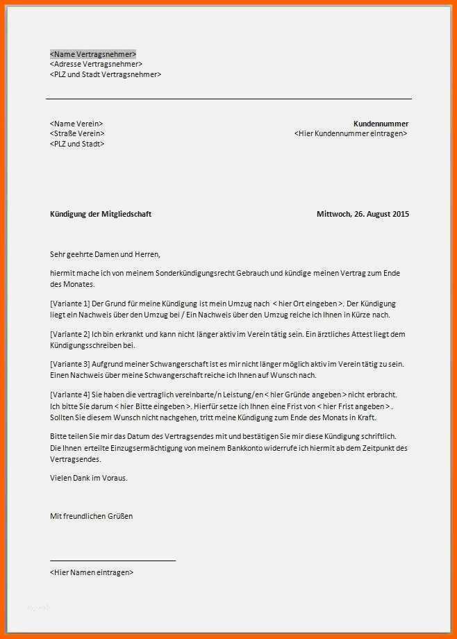 Wunderbar 15 Offizieller Brief Vorlage