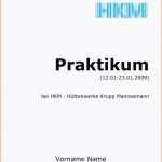 Wunderbar 15 Praktikumsbericht Kindergarten Deckblatt