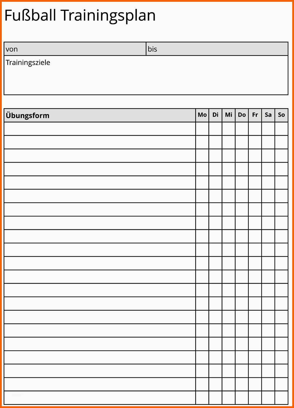 Wunderbar 15 Trainingsplan Pferd Vorlage