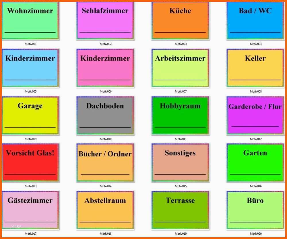 Wunderbar Ab 24 Etiketten 10x4 8 Beschriftung Umzugskarton