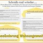 Wunderbar Adressänderung Umzug Vorlage – Vorlagen Kostenlos