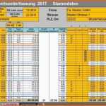Wunderbar Arbeitszeiterfassung Excel