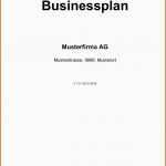 Wunderbar Businessplan Vorlage Schweiz Kostenlos