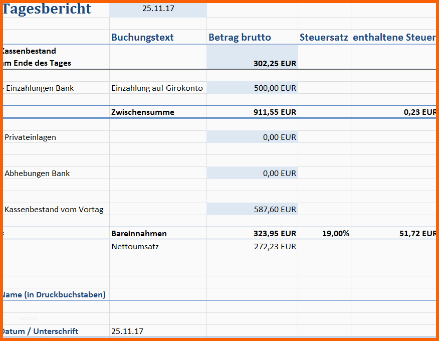 Wunderbar Das ordnungsgemäße Kassenbuch so Geht S