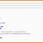 Wunderbar E Mail Signatur Vorlagen