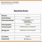 Wunderbar Eigenbeleg Vorlage Excel – Vorlagens Download