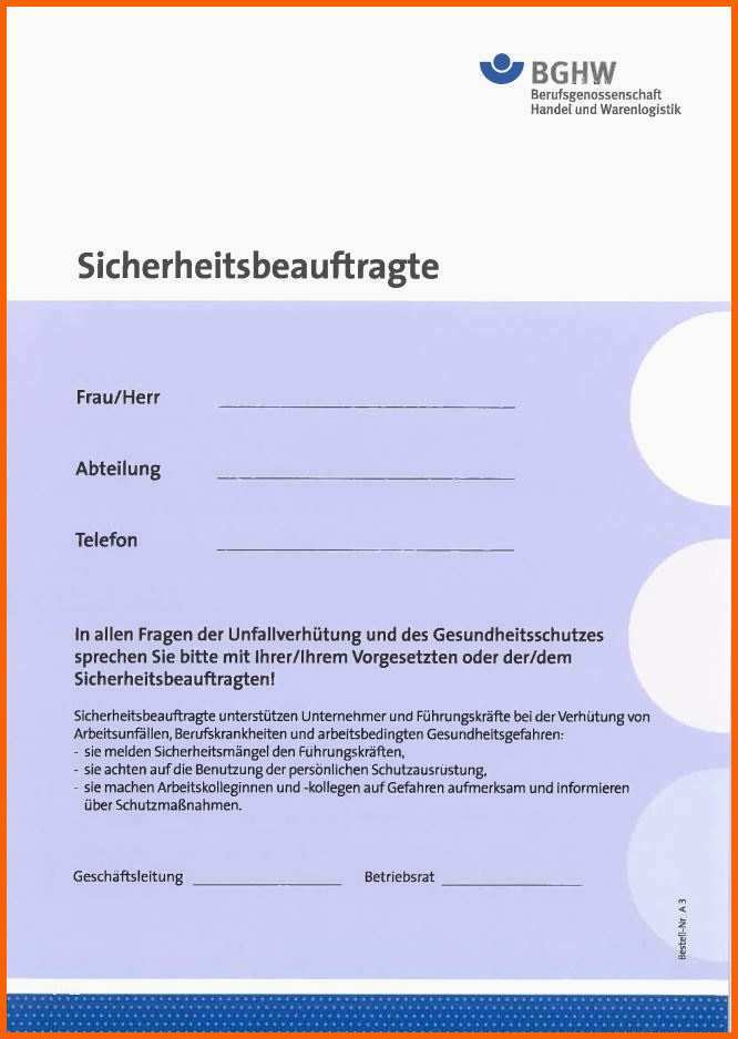 ersthelfer aushang vorlage best of aushang quotsicherheitsbeauftragtequot bghw bghw website