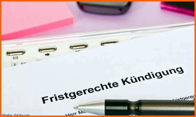 Wunderbar Fice Vorlage Musterschreiben Fristgerechte Kündigung