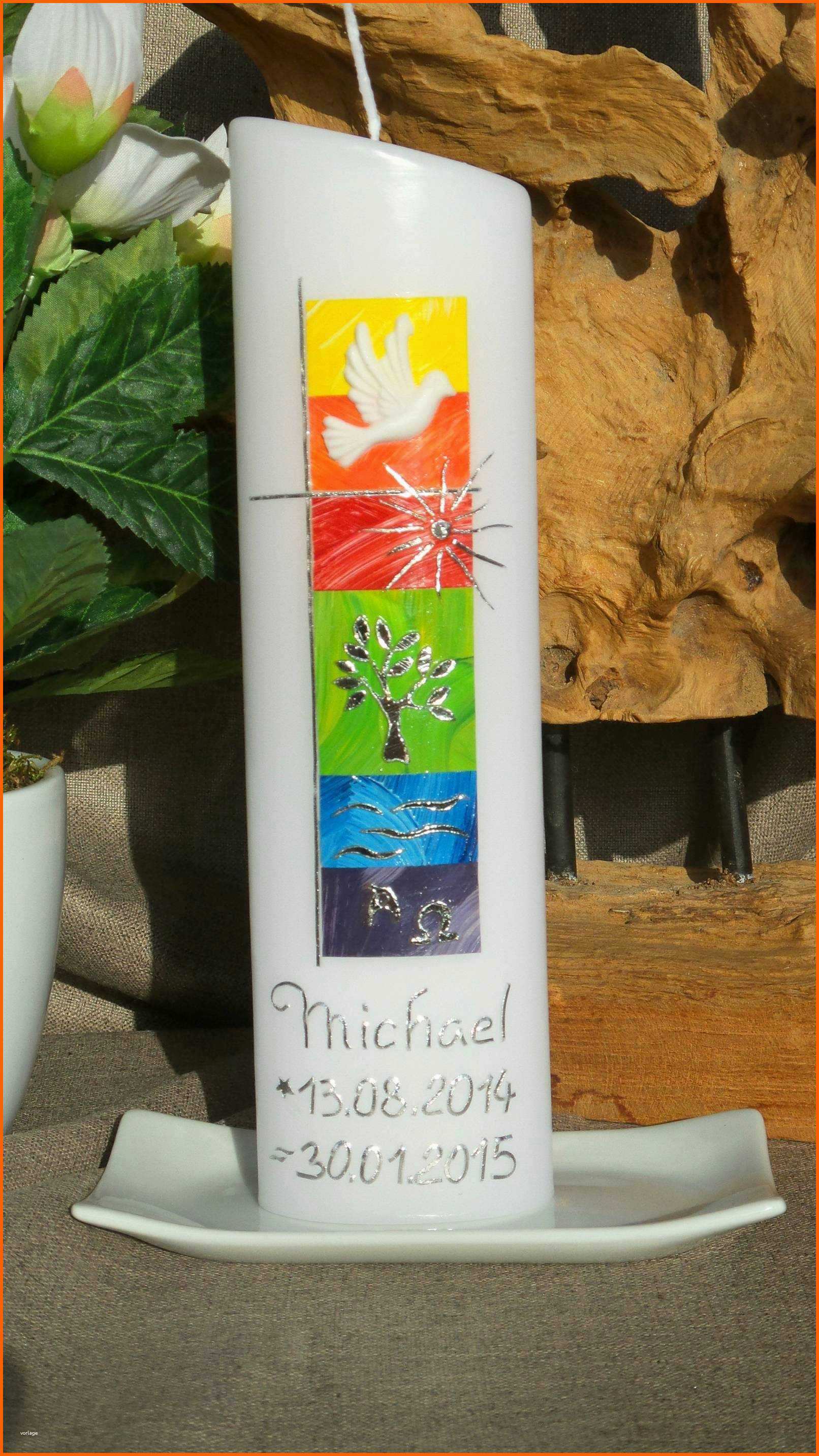 Wunderbar Frisch Taufkerze Arche Noah Vorlage