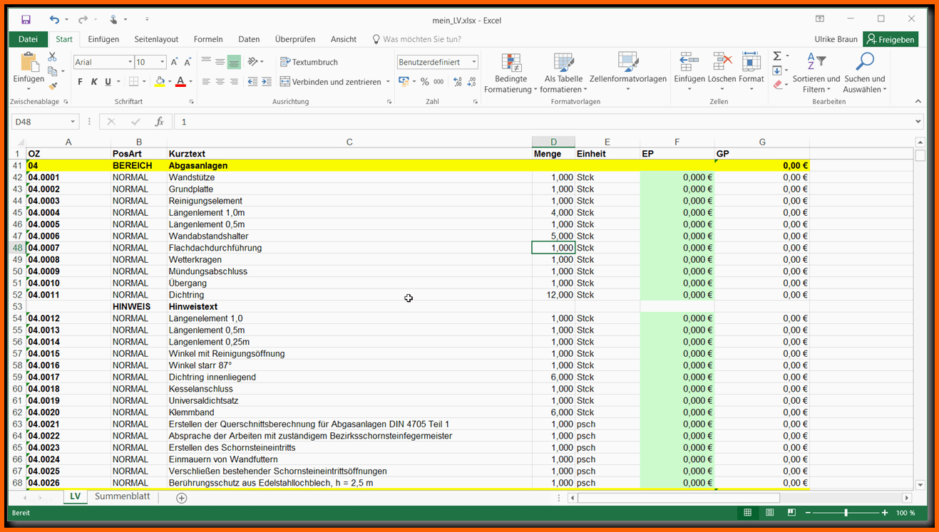Wunderbar Gaeb Ausschreibungen Export Gaeb In Excel