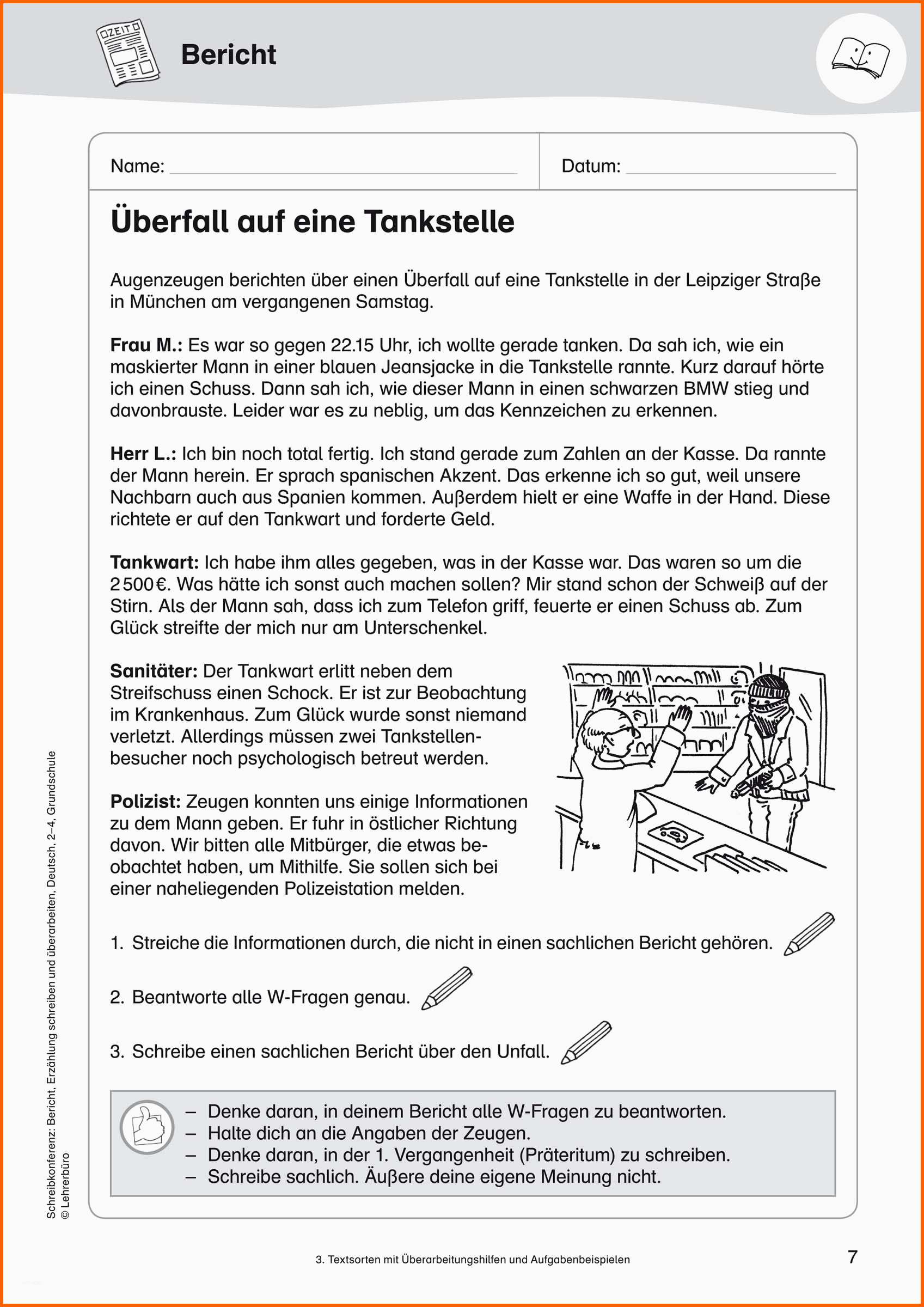 Wunderbar Grundschule Unterrichtsmaterial Deutsch Schreiben