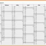 Wunderbar Kalender 2017 Vorlagen Zum Ausdrucken Pdf Excel Jpg