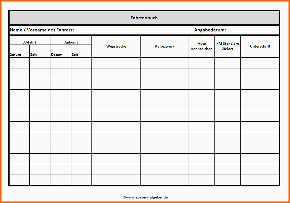 Wunderbar Mit Dem Fahrtenbuch Für Firmenwagen Bares Geld Sparen