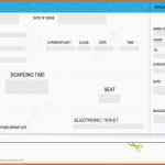 Wunderbar Muster Einer Bordkarte Oder Des Flugtickets Vektor