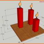 Wunderbar Naturholz Kerze Mit Flamme Basteln