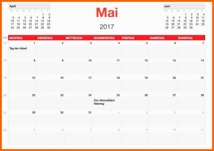 Wunderbar Numbers Vorlage Kalender 2017