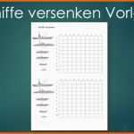 Wunderbar Schiffe Versenken Vorlage Zum Ausdrucken