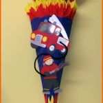 Wunderbar Schultüten Bastelset Schultüte Zuckertüte Feuerwehr