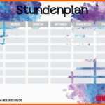 Wunderbar Stundenplan Zum Ausdrucken 4 Coole Designs Unicum Abi