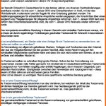 Wunderbar Testament
