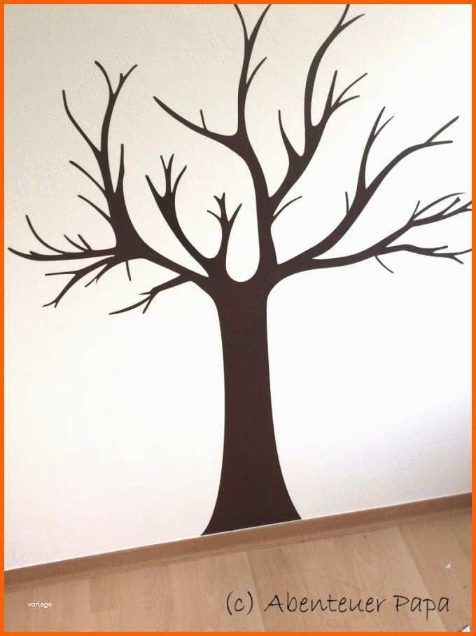 Wunderbar Vorlage Baum Für Wand