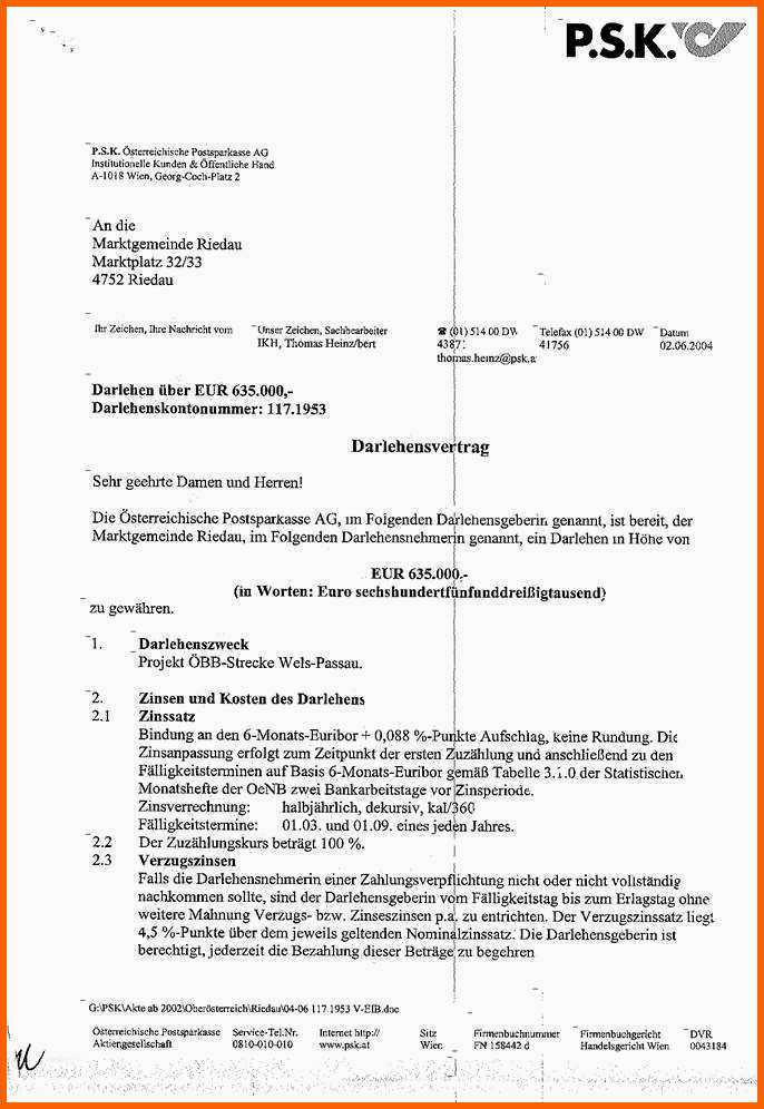 Wunderbar Vorlage Privater Darlehensvertrag Word Neu Vorlage Word