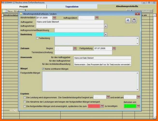 Wunderbar Wartungsplan Vorlage Excel Kostenlos Neu Bautagebuch