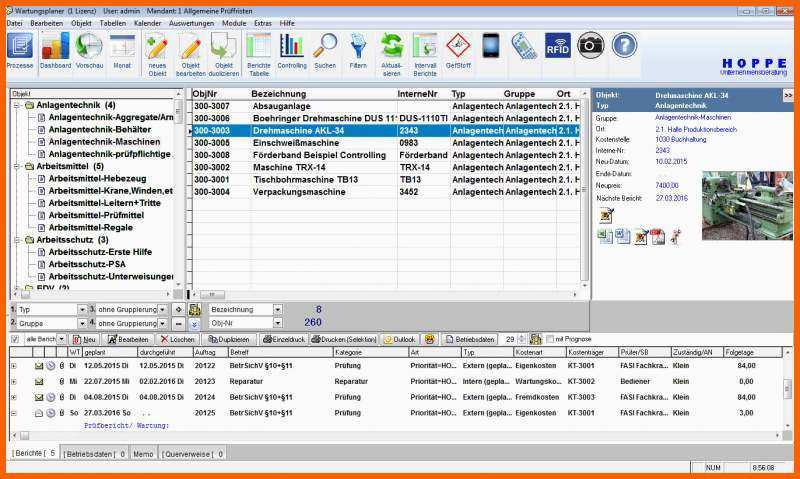 Wunderbar Wartungsplaner Download