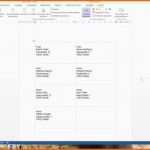 Wunderbar Word 2010 2013 Etiketten Vorlage Erstellen &amp; Seriendruck