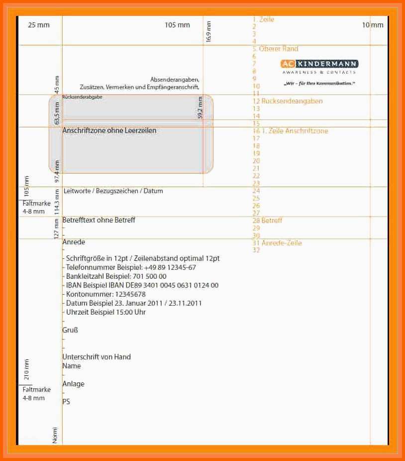 Wunderschönen 11 Geschäftsbrief Din 5008 Vorlage