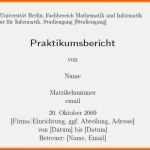 Wunderschönen 11 Praktikumsbericht Vorlage Schule 10 Klasse