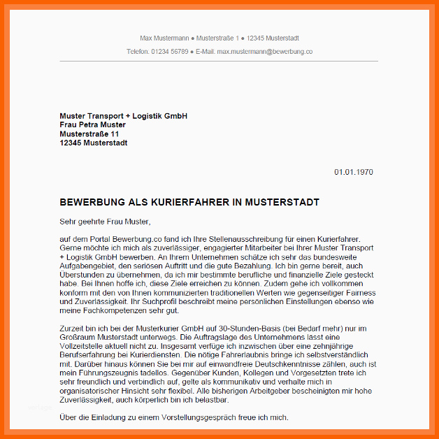 Wunderschönen 12 Bewerbung Als Minijob