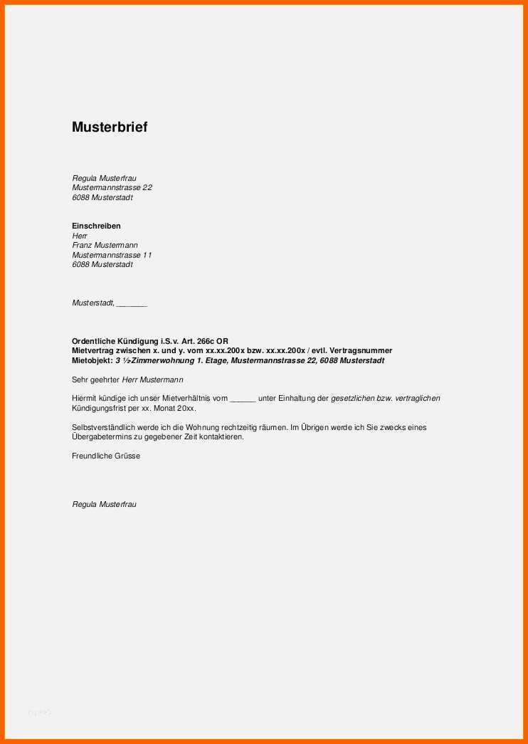 Wunderschönen 12 Muster Brief Einschreiben