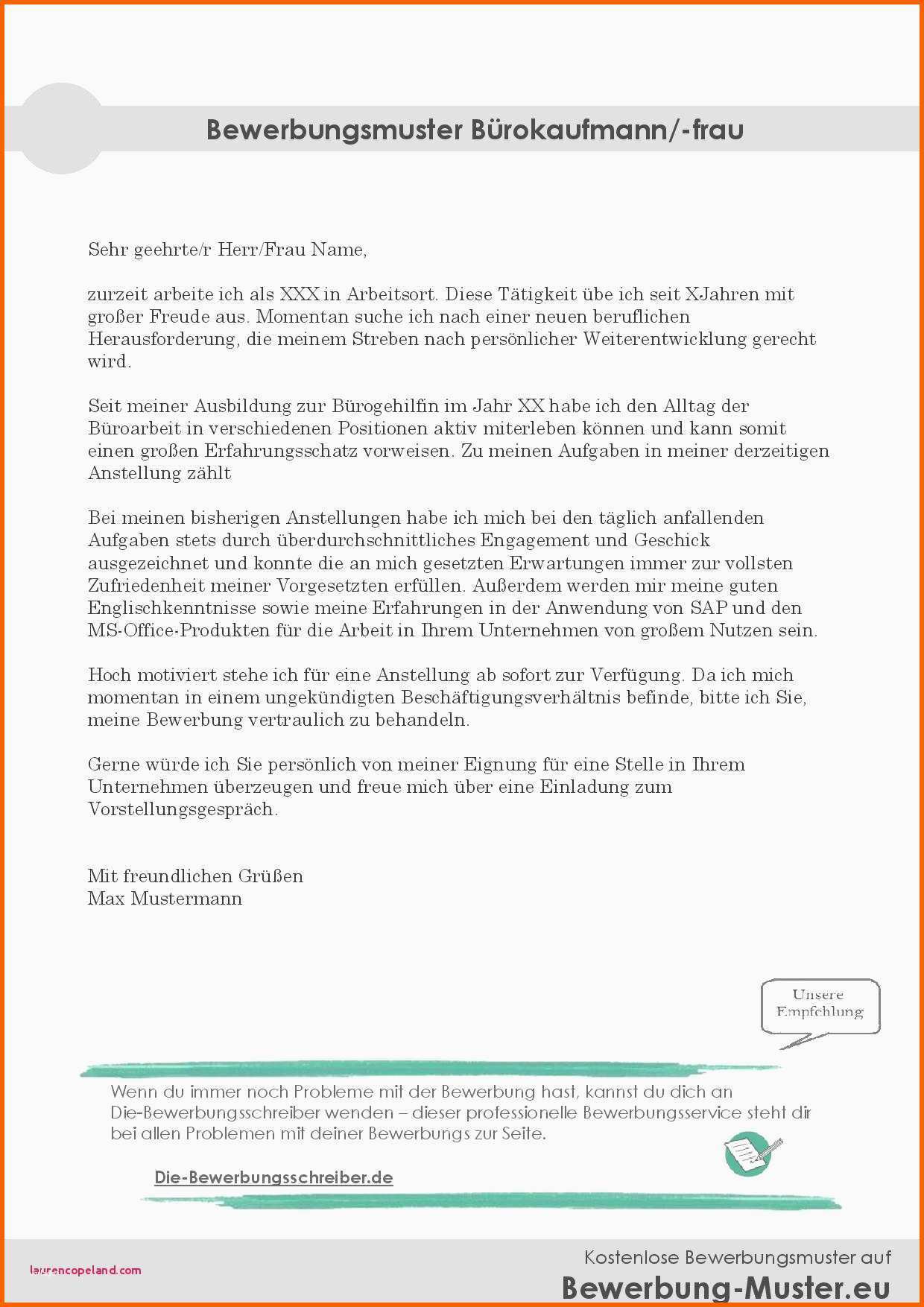 Wunderschönen 13 Word Vorlage Anschreiben Bewerbung