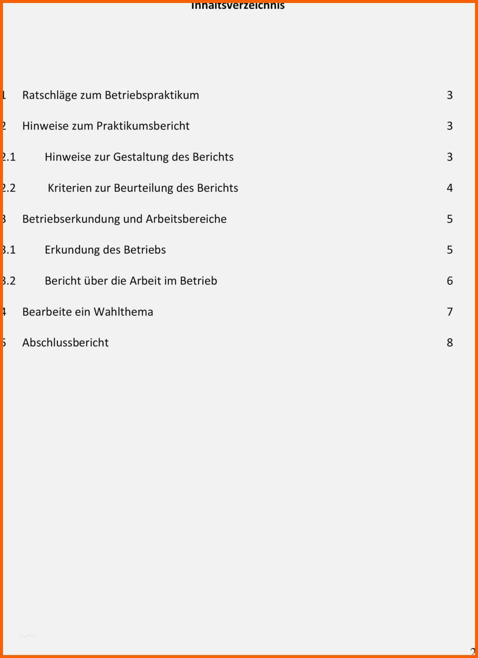 Wunderschönen 15 Praktikumsbericht Vorlage Schule Klasse