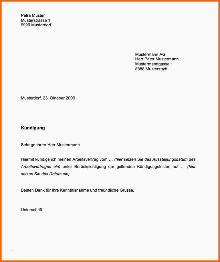 Wunderschönen 17 Einfacher Arbeitsvertrag Vorlage