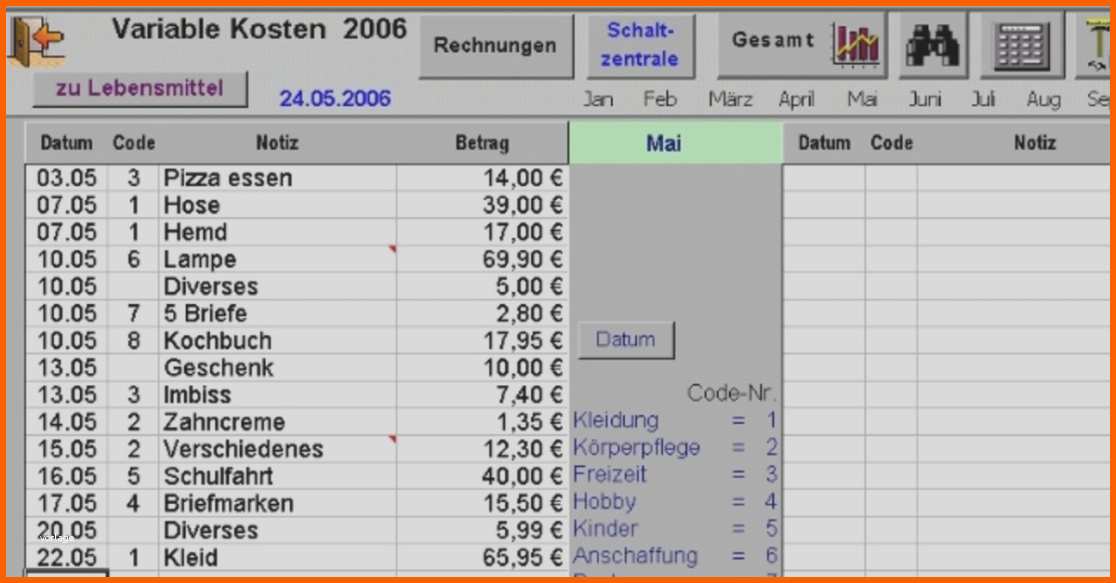 Wunderschönen 17 Einnahmen Ausgaben Excel Vorlage Kostenlos
