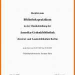 Wunderschönen 17 Praktikumsbericht Deckblatt Vorlage