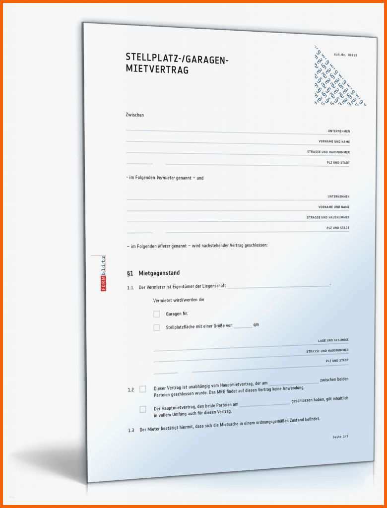 Wunderschönen 46 Beste Mietvertrag Stellplatz Vorlage Modelle