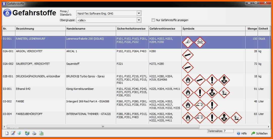 Wunderschönen 55 Erstaunlich Gefahrstoffkataster Vorlage Excel Abbildung