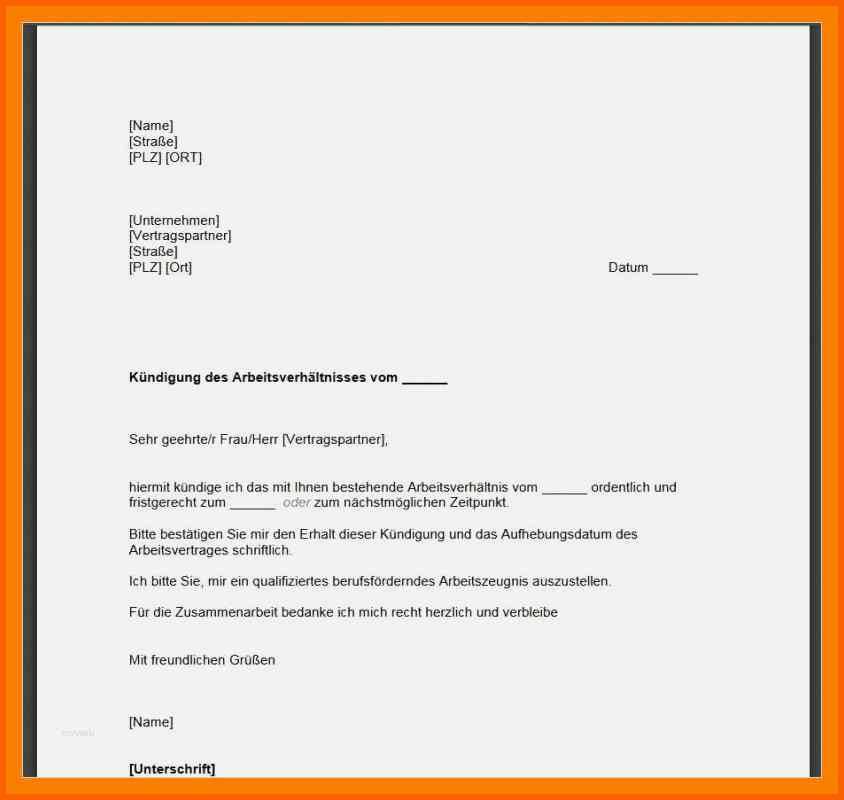 Wunderschönen 8 1einfacher Arbeitsvertrag Vorlage