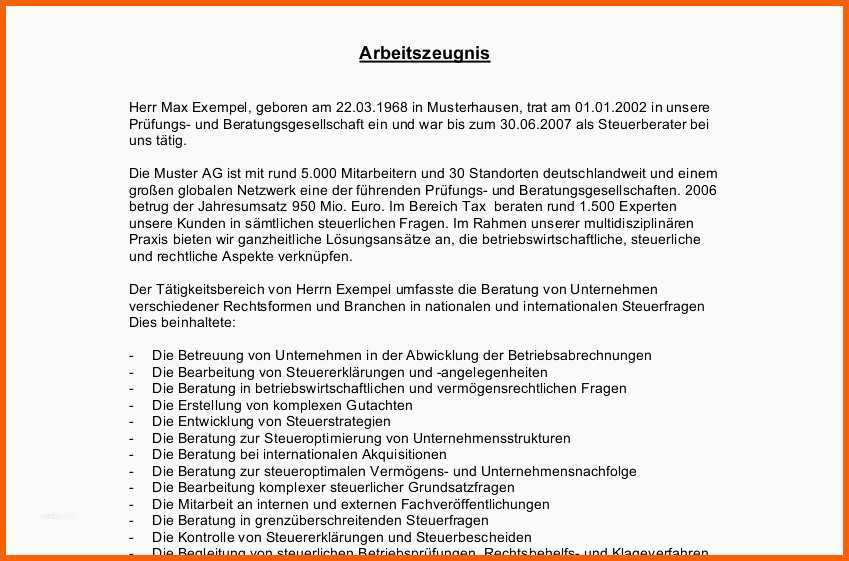 Wunderschönen Arbeitszeugnis Vorlage Word Kostenlos Erstaunlich