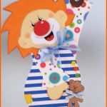 Wunderschönen Clown Basteln Vorlage