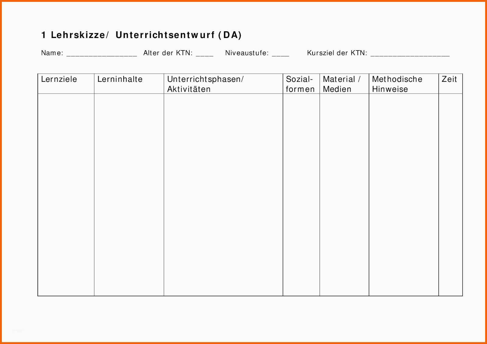 Wunderschönen Daf In Tunesien Lehrskizze Unterrichtsphasen