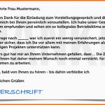 Wunderschönen Dankschreiben Zur Bewerbung Nach Dem Vorstellungsgespräch