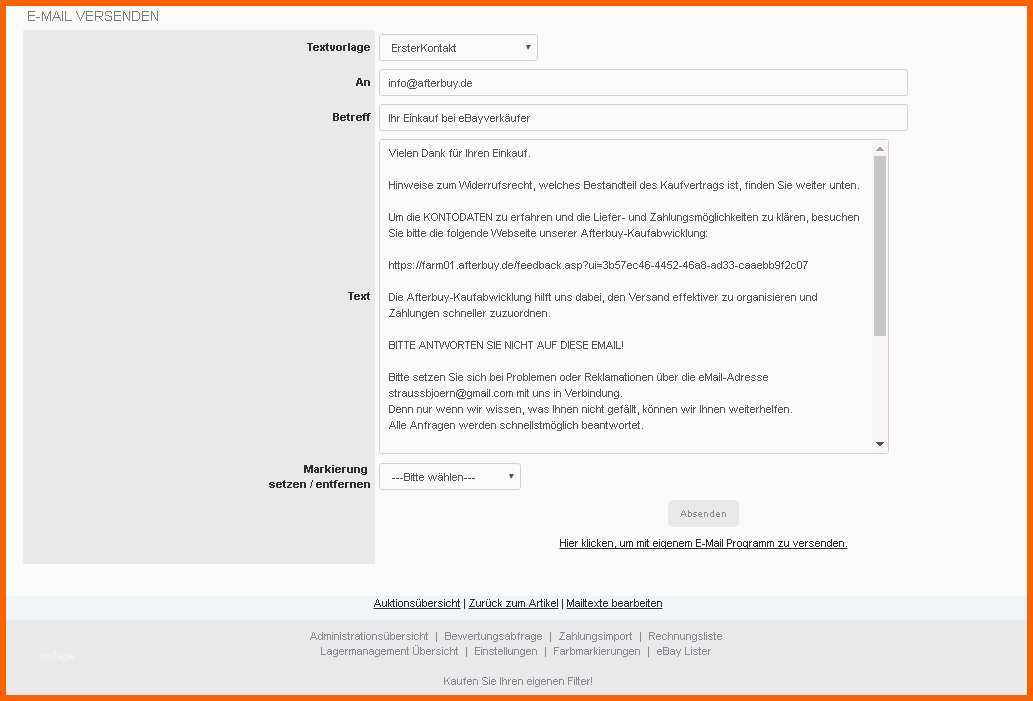 Wunderschönen Email Texte Und Vorlagen Einstellungen Email Texte Und